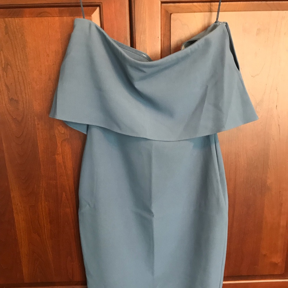 Likely Blue Strapless Dress